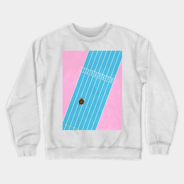 Slowly But Surely Crewneck Sweatshirt by Drone Man